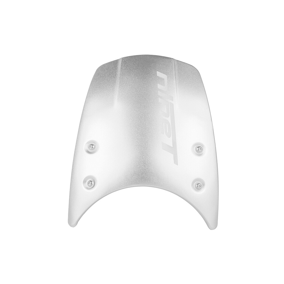 Maxpower (-Logo) Motorcycle Windshield Aluminum Windscreen Headlight Fairing Wind Deflector Silver