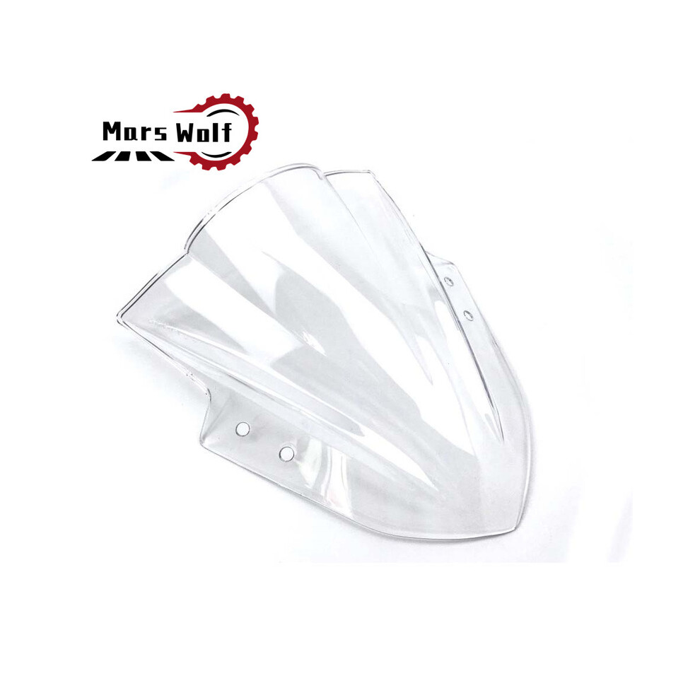 Maxpower (Clear) Windshield Windscreen Double Bubble Motorcycle Wind Screen For Kawasaki