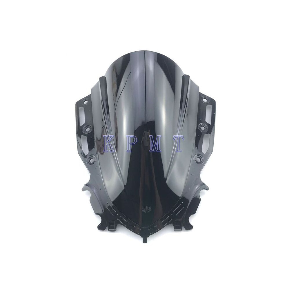 Maxpower (Black) Motorcycle Double Bubble Windshield Windshield Windshield For Yamaha Yzf