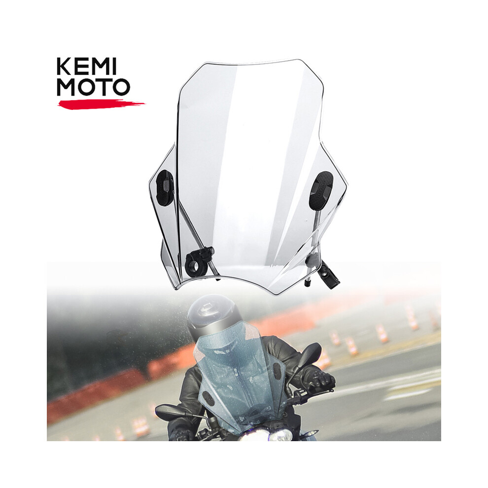 Maxpower (Transparent) Motorcycle Windscreen Windshield Universal For Bmw R1200gs R1250gs R1200