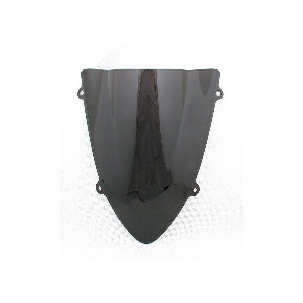 (Black) Topteng Windshield Windscreen Double Bubble For Kawasaki Ninja 250 250R Black 8730012186271