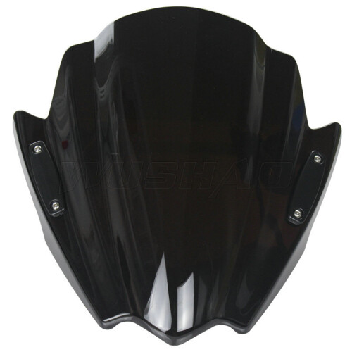 (Black) Motorcycle Windshield WindScreen Screen For 2008 - 2019 Honda CB1000R