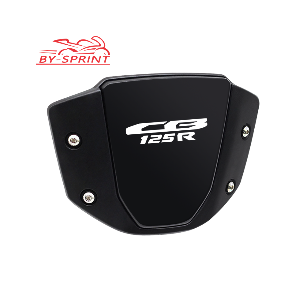 Maxpower (Cb125r Black) Motorcycle Cnc Wind Deflector Front Screen Windscreen Accessories For