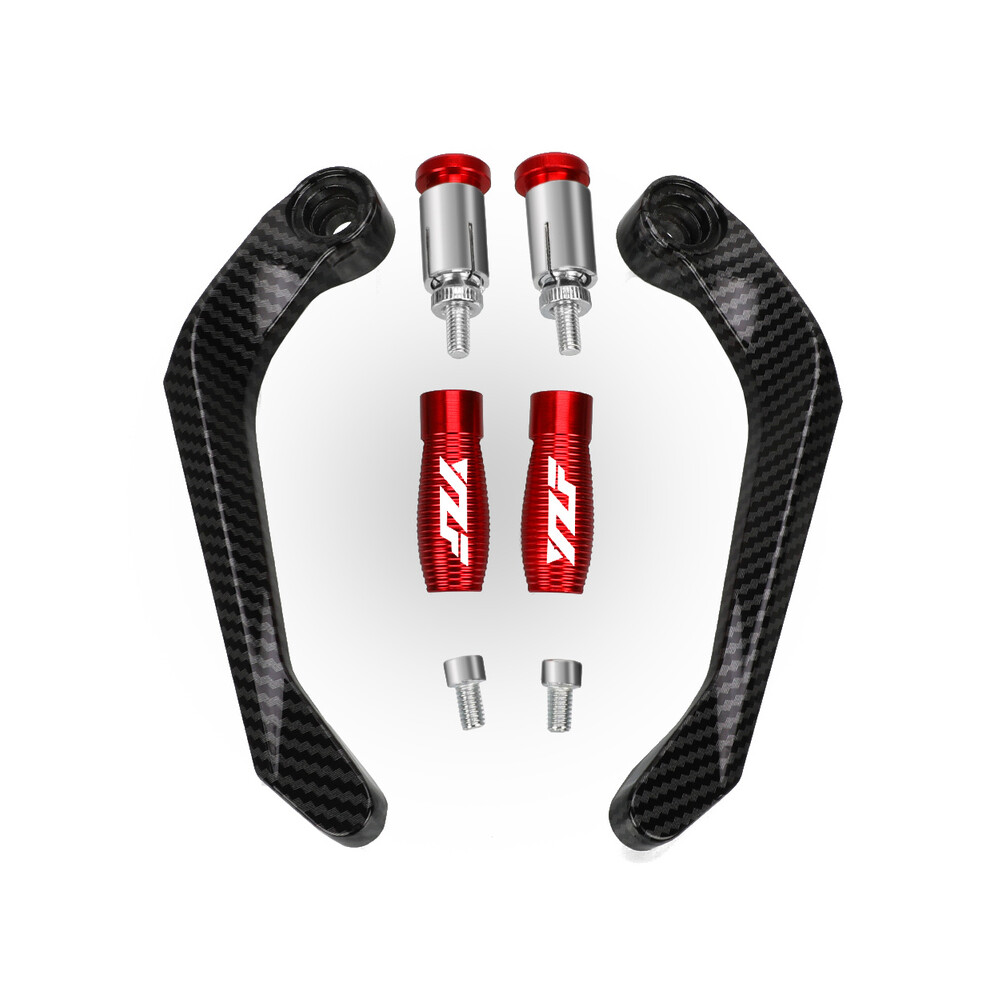 Maxpower (Red) Motorcycle Handguard Guard Windshield Deflector Handlebar Grip Protector