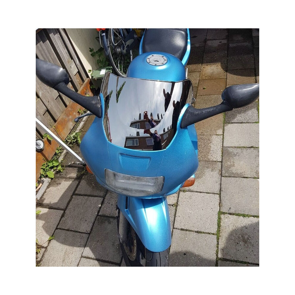 Maxpower (Chrome) Windscreen For 1991 1992 1993 1994 Honda Cbr600f F2 Cbr 600 F 2 Wind