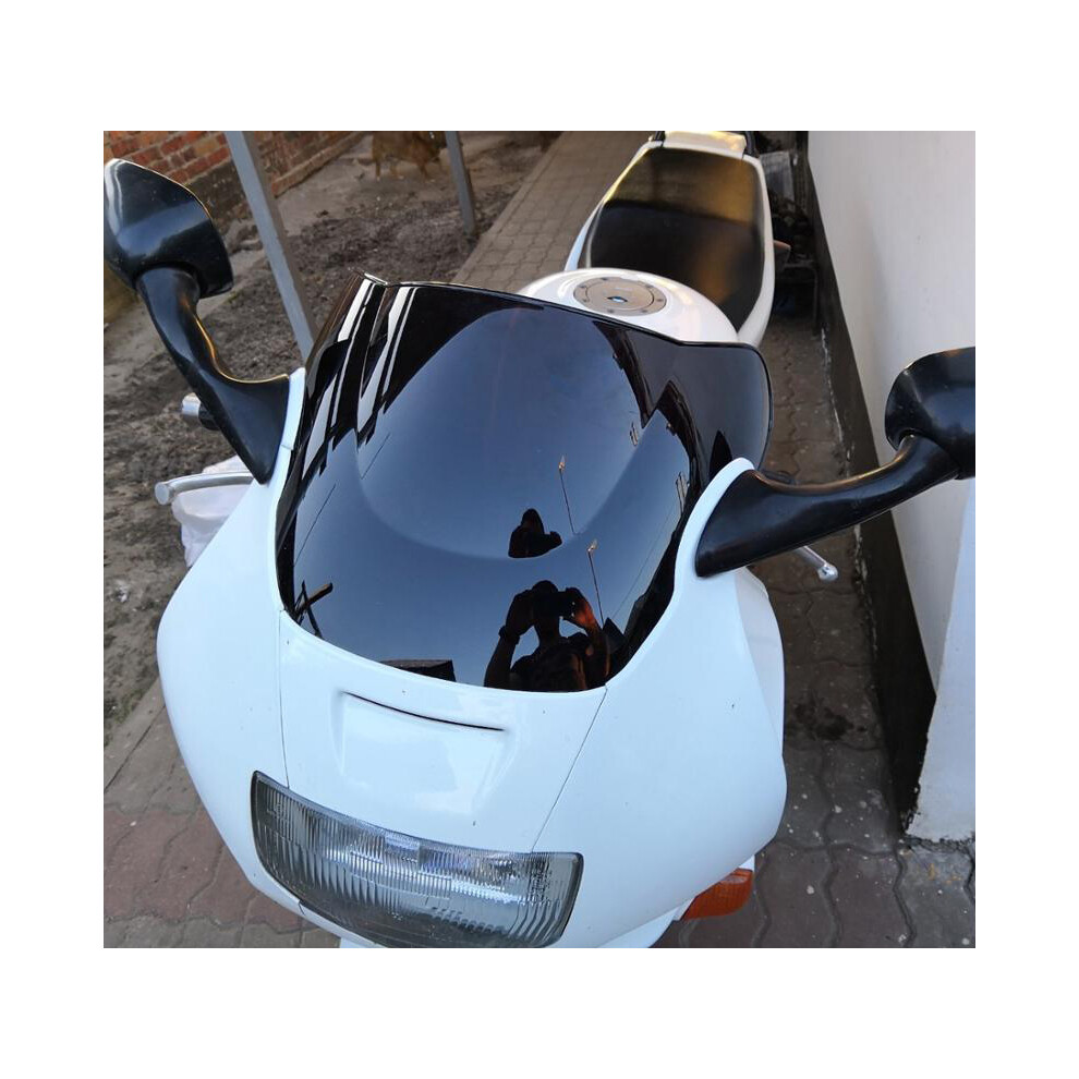 Maxpower (Dark Smoke) Windscreen For 1991 1992 1993 1994 Honda Cbr600f F2 Cbr 600 F 2 Wind