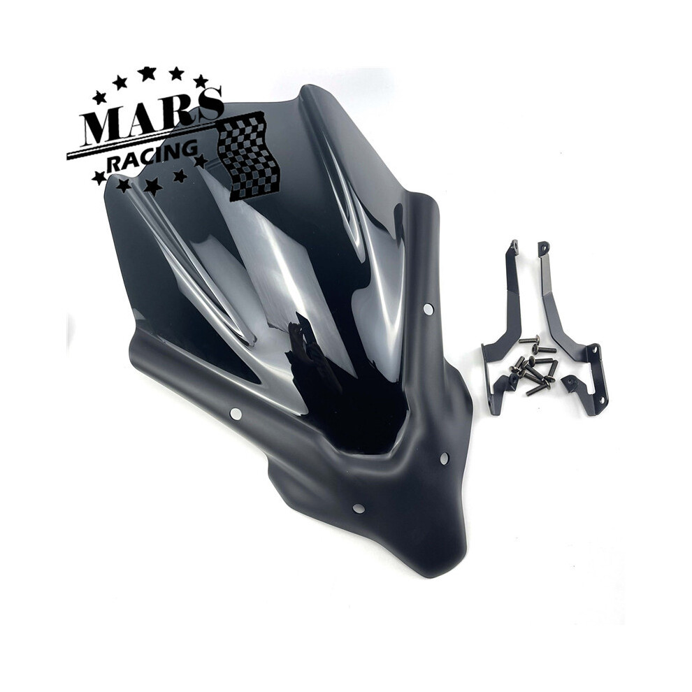 Maxpower (Long ) For Yamaha New Mt07 Mt-07 Fz07 2021 2022 Paragraph Length Motorcycle Windshield Black