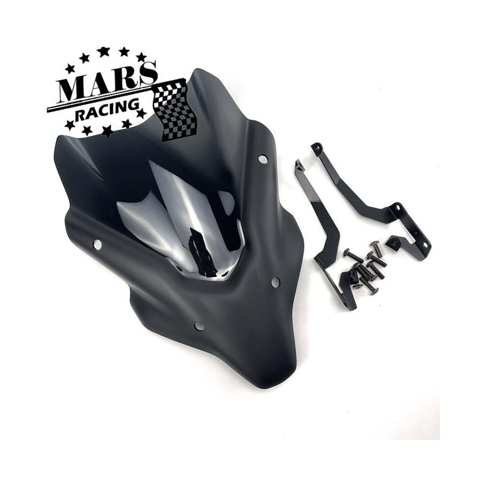 Maxpower (Short ) For Yamaha New Mt07 Mt-07 Fz07 2021 2022 Paragraph Length Motorcycle Windshield Black