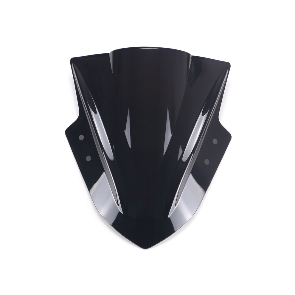 Maxpower (Black) Motorcycle Windshield Windscreen For Kawasaki Ninja300 Ex300 2013-2017
