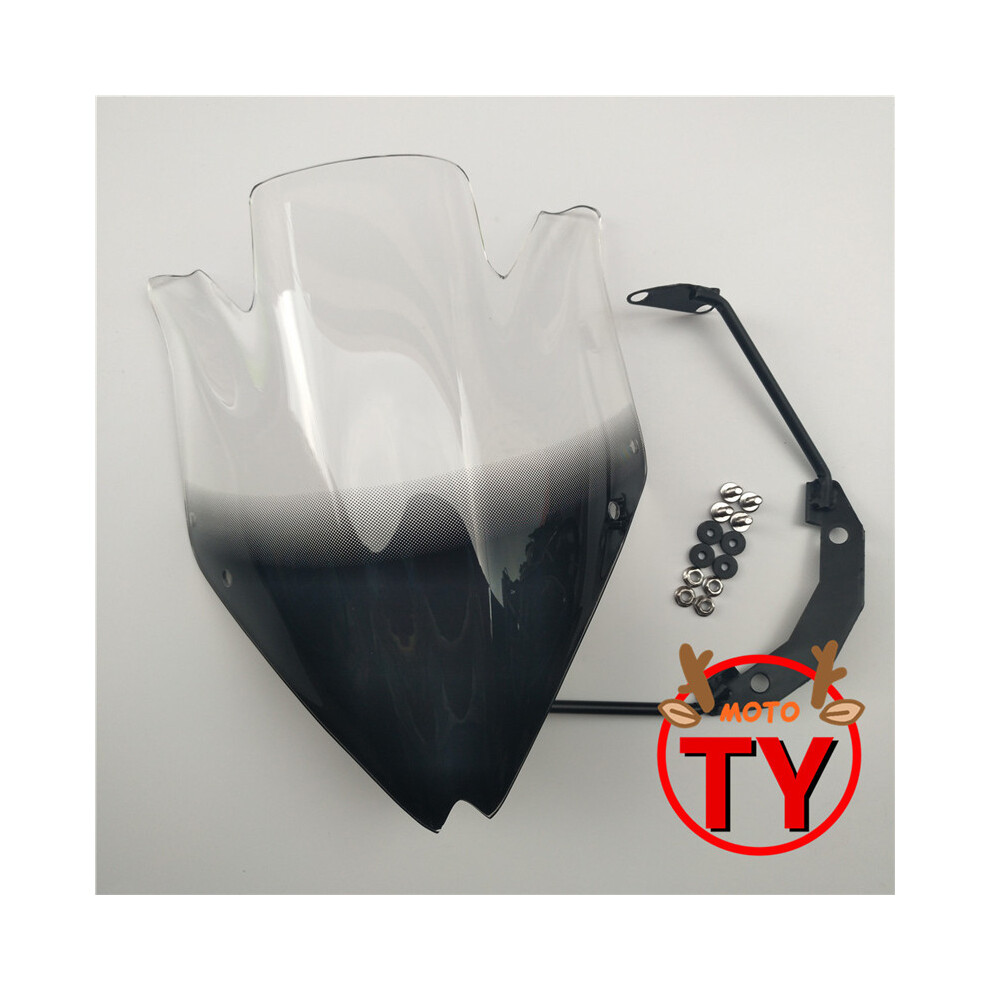 Maxpower (Clear) Motorbike Windshield Windscreen W/Bracket High Quality Smoke Clear For