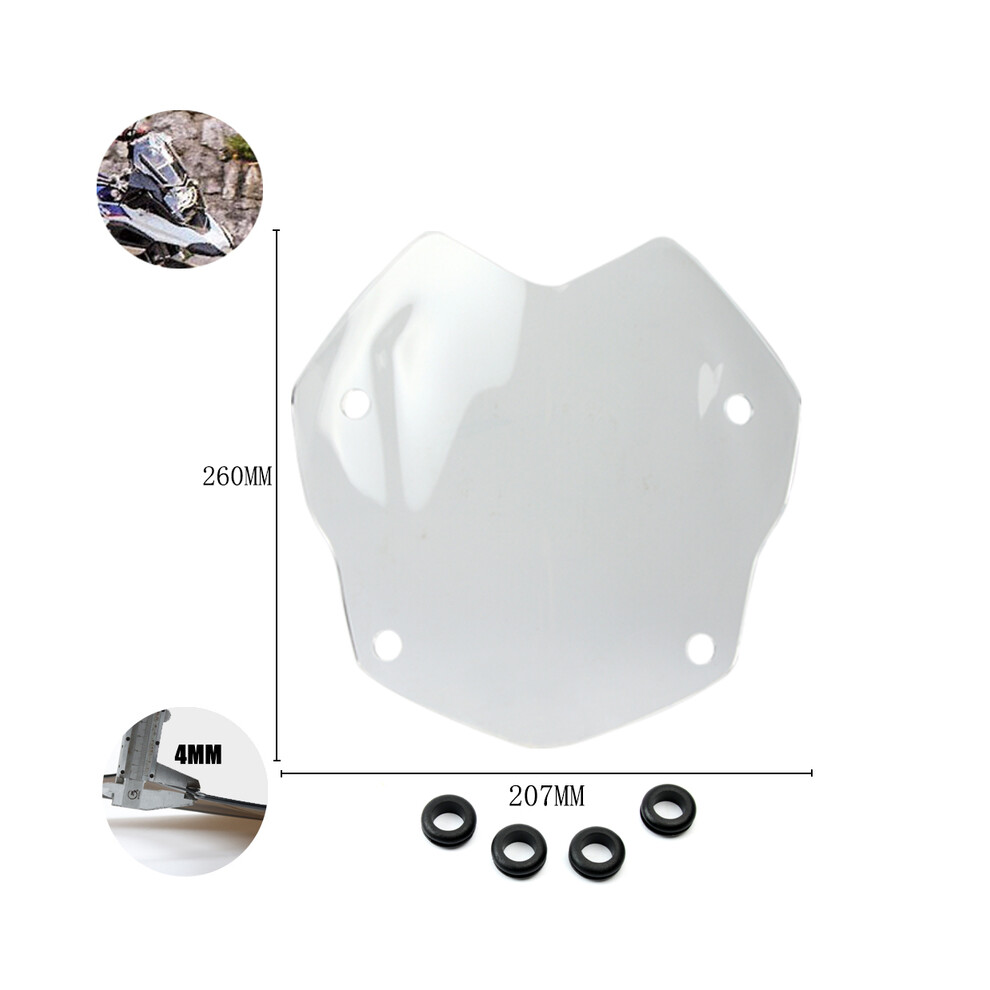 Maxpower (Clear) R1200gs R 1200 Gs Lc R1250gs Adv Adventure Windscreen Windshield For Bmw