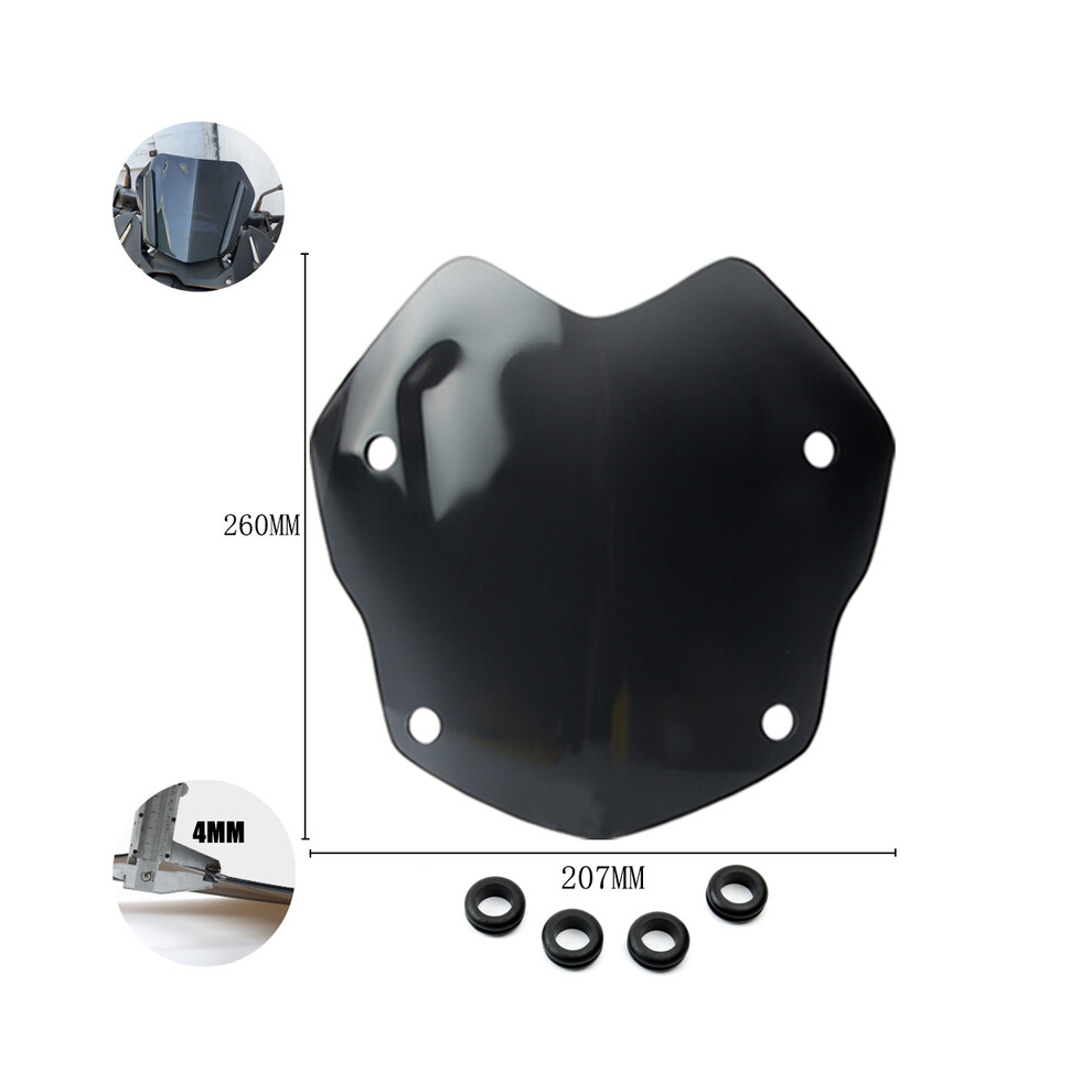 (Black) R1200gs R 1200 Gs Lc R1250gs Adv Adventure Windscreen Windshield For Bmw Black 8730012166587