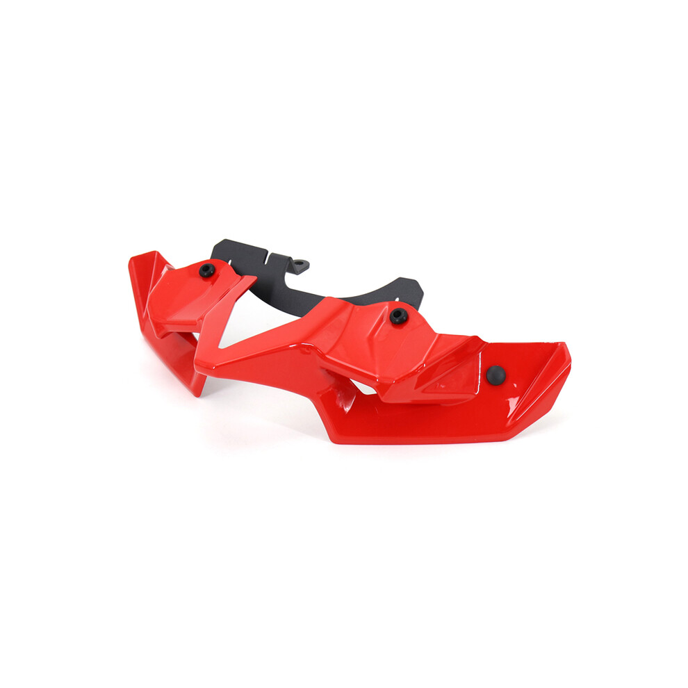 Maxpower (Red) Carbon Fiber Motorcycle Z 900 Naked Front Spoiler Winglet Aerodynamic Red