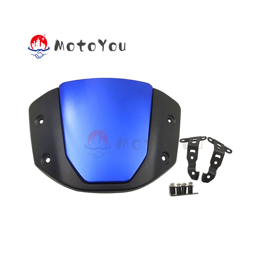 (Blue) Windshield W/ Support Kits For Cb650r 2018-2022 Cb1000r Cb650r Windscreen Blue 8730012161032