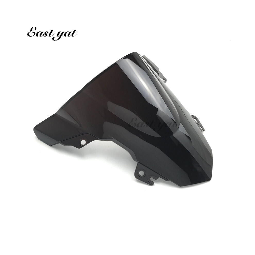 (Black) Motorcycle Double Bubble Windshield Windscreen For Bmw S 1000 Rr S1000 Black 8730012161063