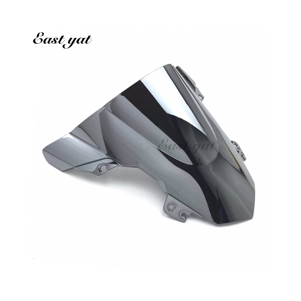 Maxpower (Silver) Motorcycle Double Bubble Windshield Windscreen For Bmw S 1000 Rr S1000