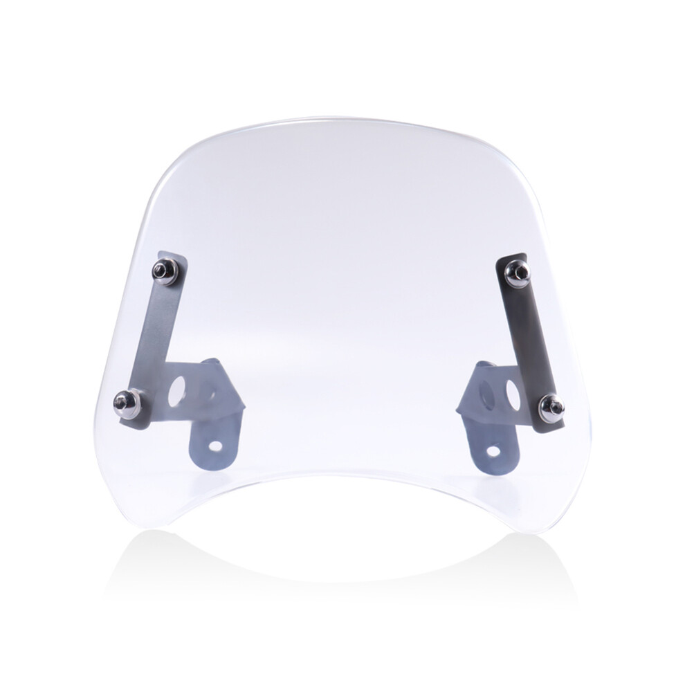 Maxpower (Clear) Motorcycle Headlight Windshield Fairing Windscreen Compact Sport Wind Black