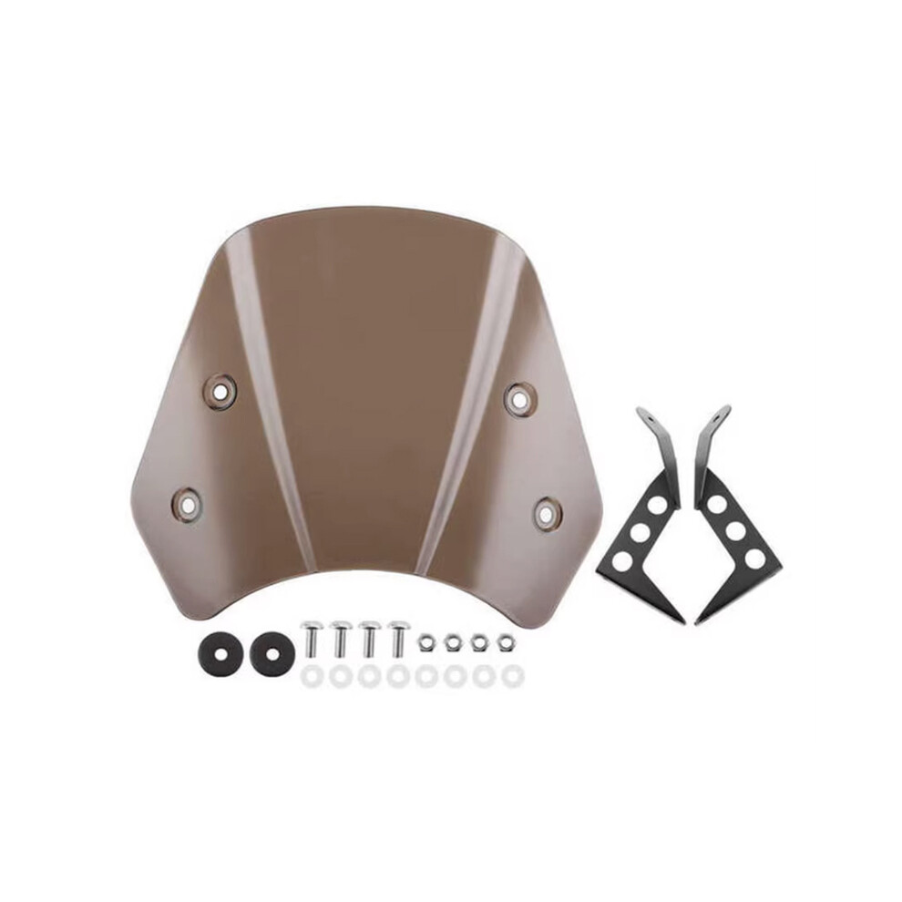 ( Brown) For Benelli Leoncino 250 Bj250 Motorcycle Windshield Windscreen Wind Deflector Dark/Brown 8730012168208