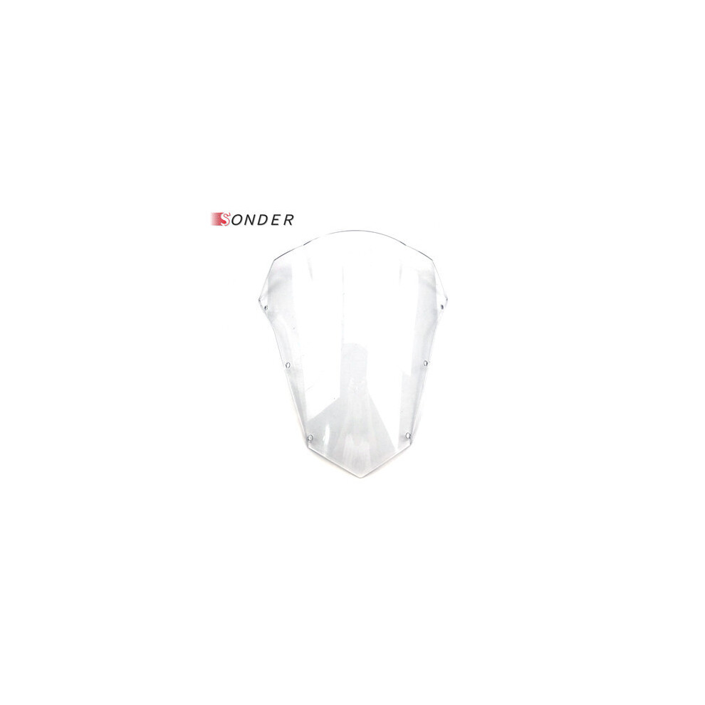 (Clear) For Yamaha Motorcycle Double Bubble Smoke Windshield Windscreen Screen 8730012157080