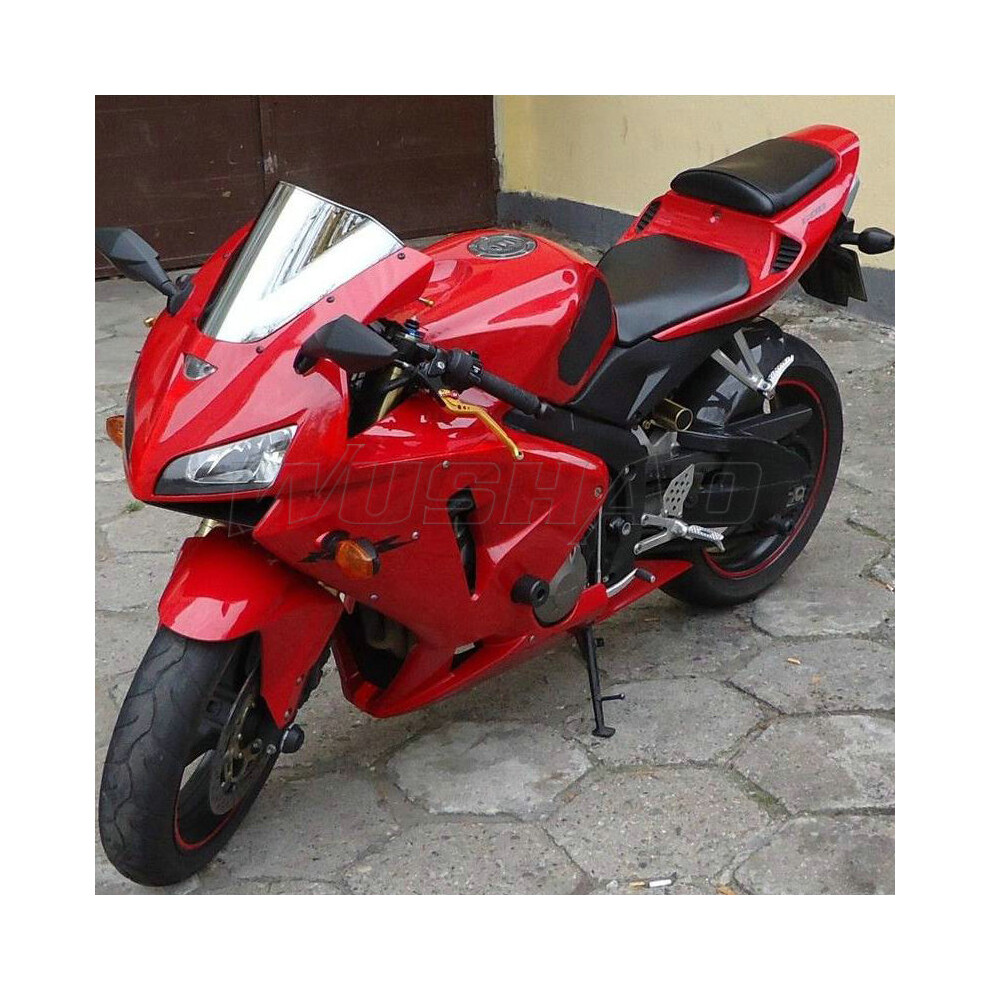 Maxpower (Chrome) Motorcycle Double Bubble Windshield Windscreen Screen For 2005 2006 Honda
