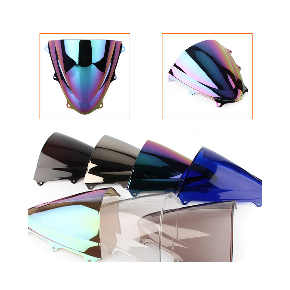 Maxpower (Iridium) Motorcycle Double Bubble Windshield For Suzuki Gsx-R Gsxr 600 750 Gsxr600