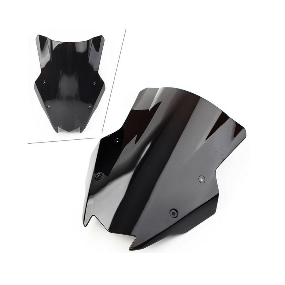 (Black) Windshield For Kawasaki Z1000sx Z 1000 Sx Ninja 1000Sx 2020- Double Bubble Black 8730012157998
