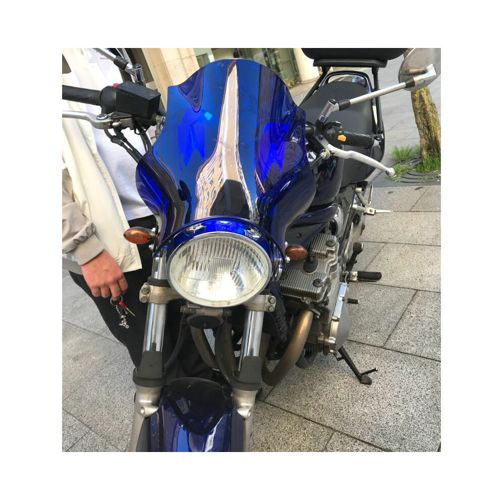 Maxpower (Blue) Windshield Windscreen Screen For 1989 - 2000 Suzuki Bandit Gsf 250 400
