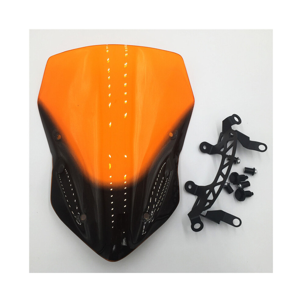 Maxpower (Orange) For 2017 Kawasaki Z900 Z 900 2018 2019 Motorcycle Windshield Windscreen Orange