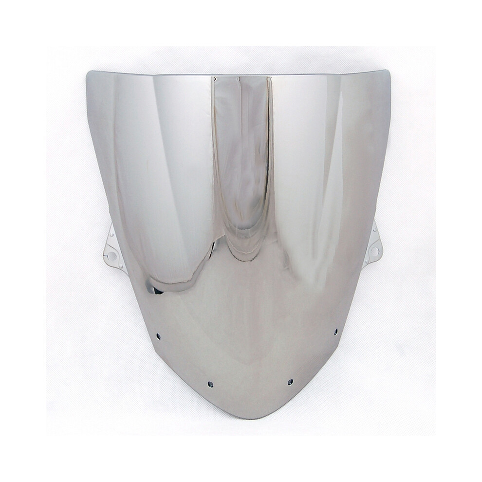 Maxpower (Chrome) Zx10r Motorcycle Double Bubble Windshield Windscreen For 2008 2009 2010
