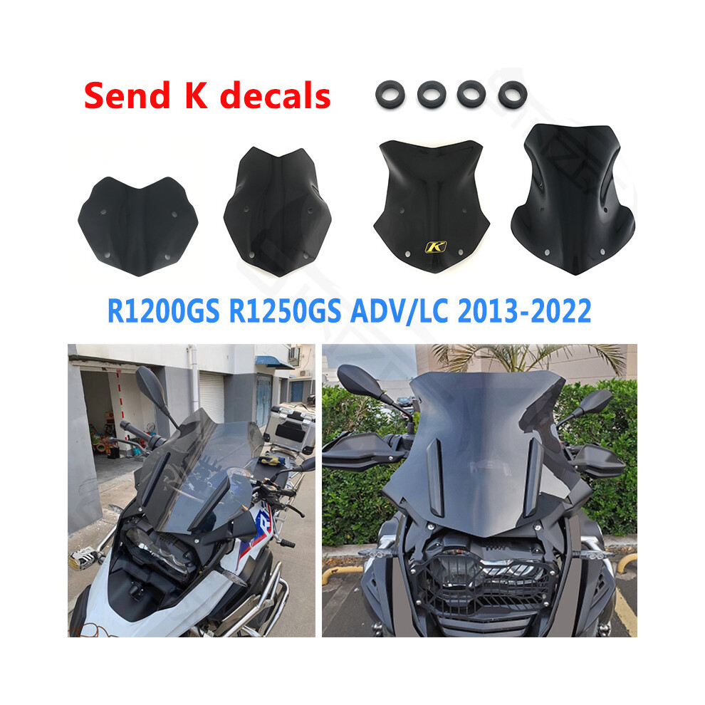 Maxpower (510Mm Gray) R1200gs R1250gs Windscreen Windshield For Bmw R1200gs R 1200 Gs Lc R1250gs