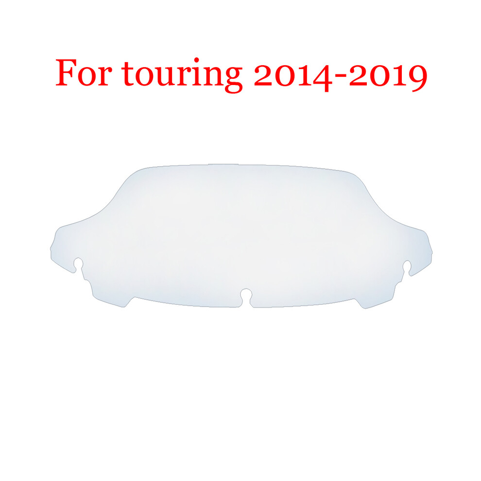 (7Inch Clear 2014-Up) 4.5"-10.5" Wave Windshield Fairing Windscreen For Harley Electra Street 8730012231100
