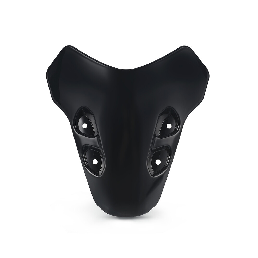 Maxpower (Black) Mt07 Motorcycle Windshield Screen Visor Windscreen Double Bubble Wind Black