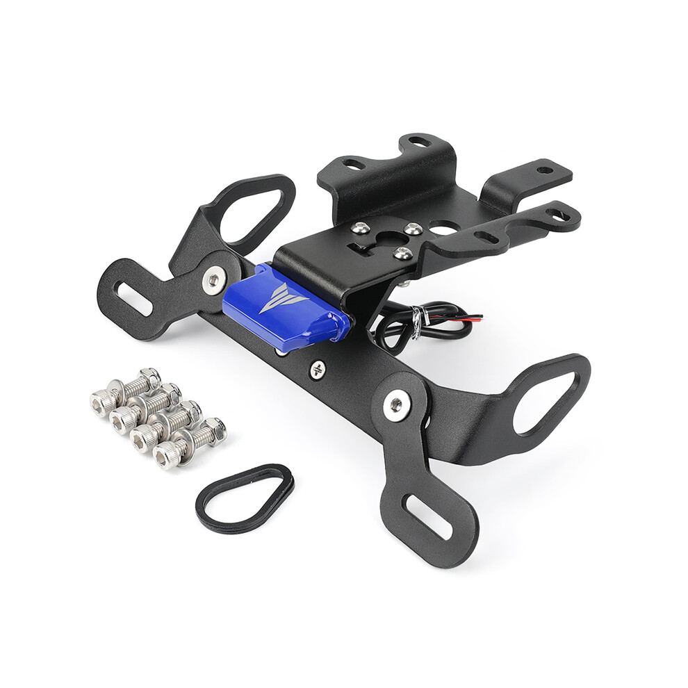 (Blue) Mt07 License Plate Holder For Yamaha Mt-07 Fz-07 2014-2023 Yzf R7 2021 Blue 9177711773804