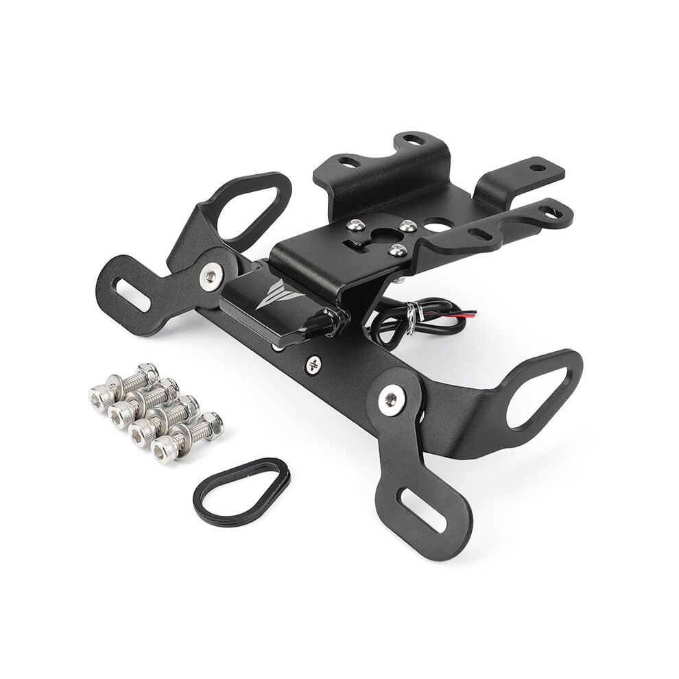 (Black) Mt07 License Plate Holder For Yamaha Mt-07 Fz-07 2014-2023 Yzf R7 2021 Black 9177711774054