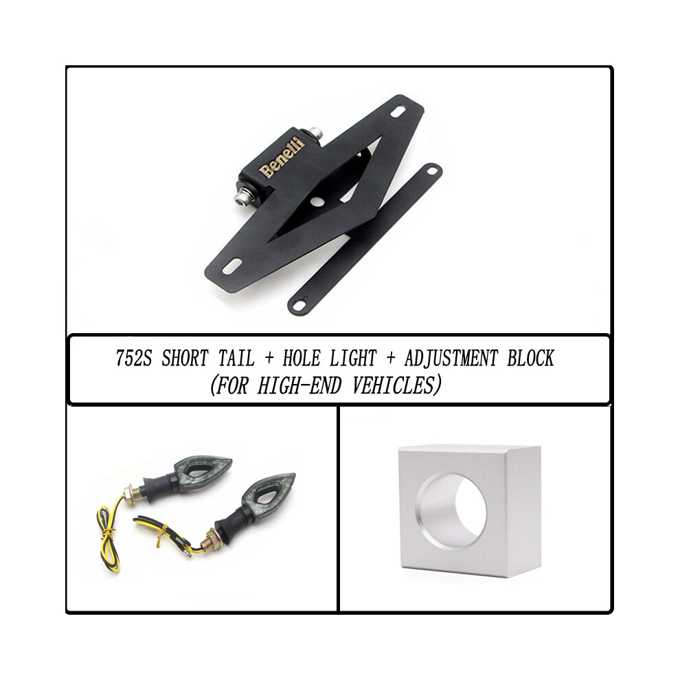 Maxpower (752S High 1) Motorcycle Rear License Registration Plate Tail Frame Holder Bracket Folding