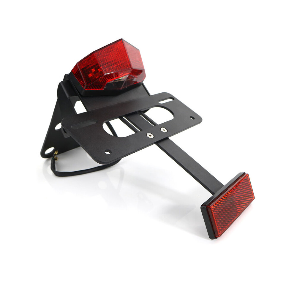 (Red) Tail Tidy License Plate Holder Bracket Fender Eliminator Kit Fit For Kawasaki Red 9177711581409