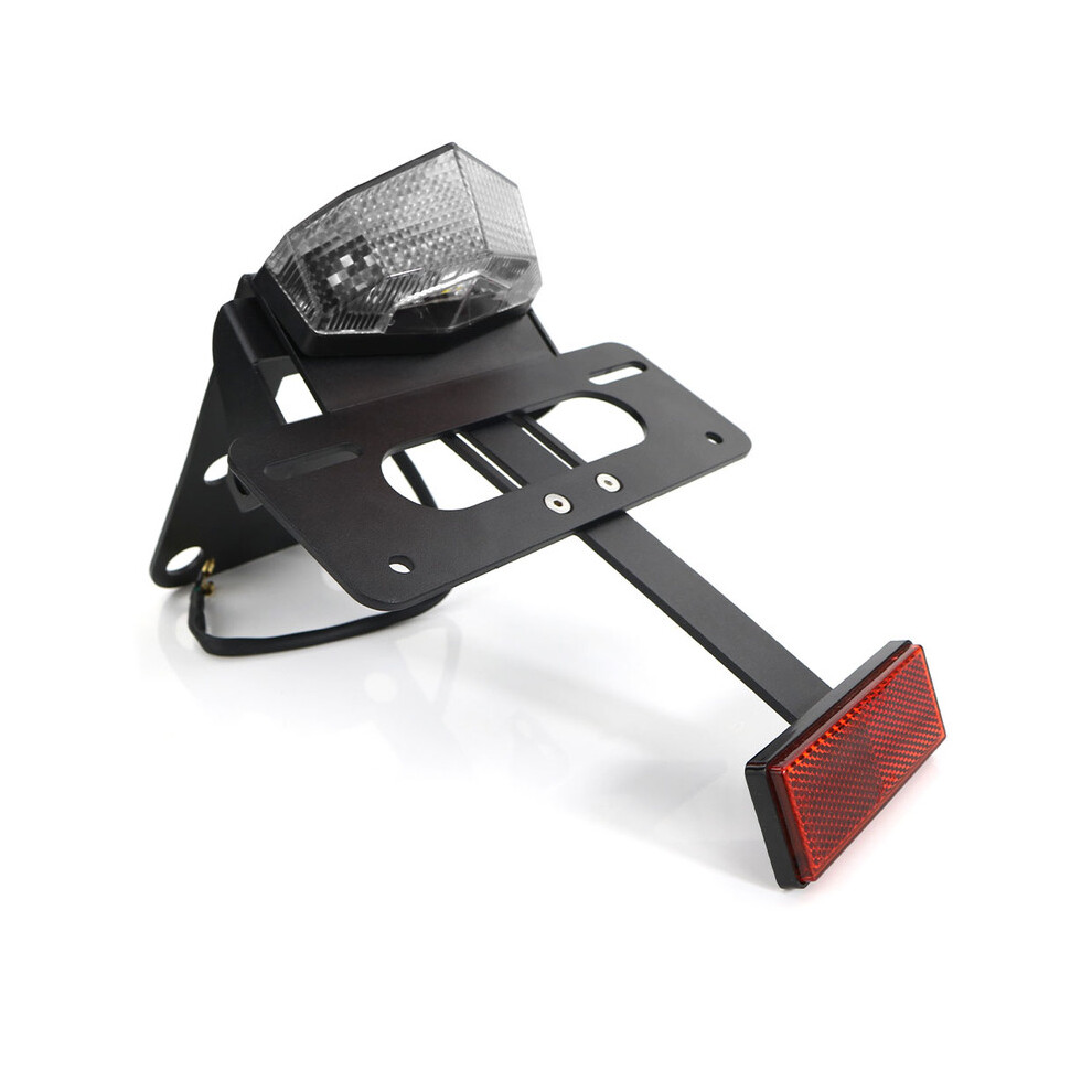 Maxpower (Clear) Tail Tidy License Plate Holder Bracket Fender Eliminator Kit Fit For Kawasaki