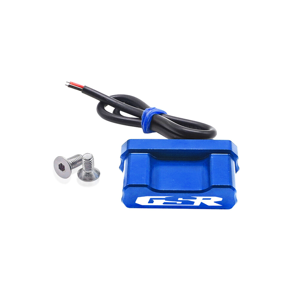 Maxpower (Blue Led Lights) Gsr Logo For Suzuki Gsr 750 600 400 Gsr400 Gsr600 Gsr750 License Plate