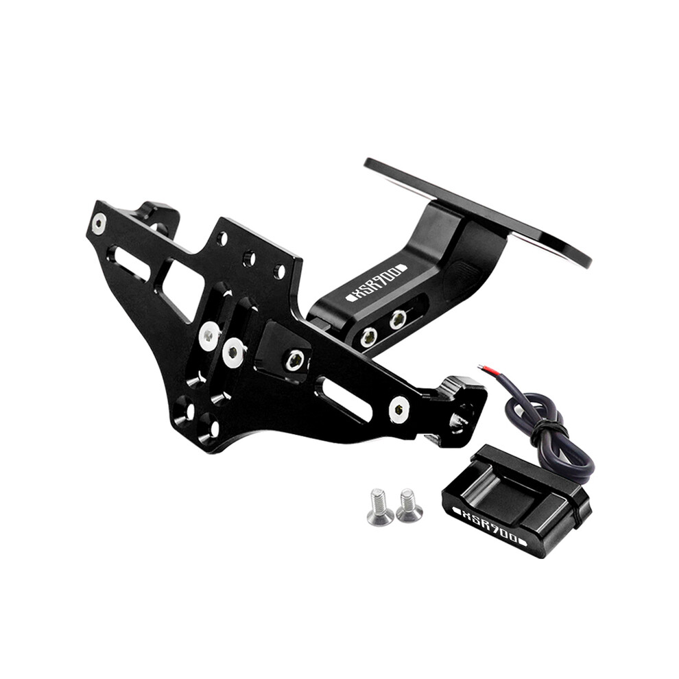 Maxpower (Black) Motorcycles For Yamaha Xsr900 Xsr 900 2022 2023 All Year License Plate Black