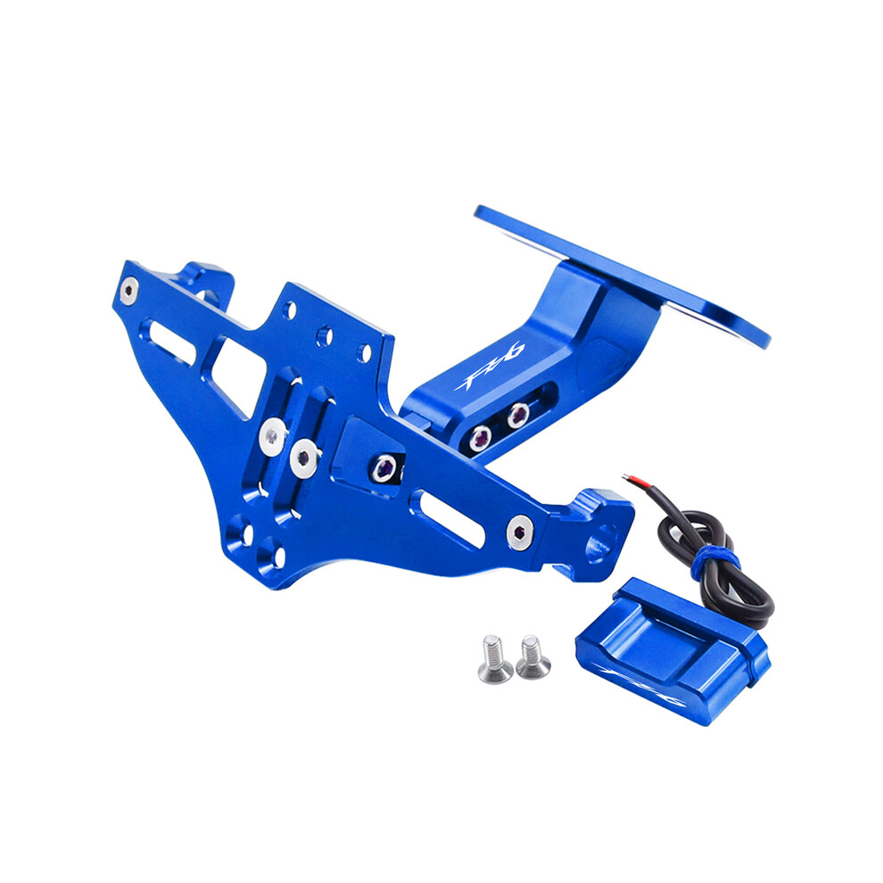 (Blue) Motorcycle For Yamaha Fz6 Fz-6 Zf6n Fz6r Fazer Rear License Plate Holder Blue 9177711824186