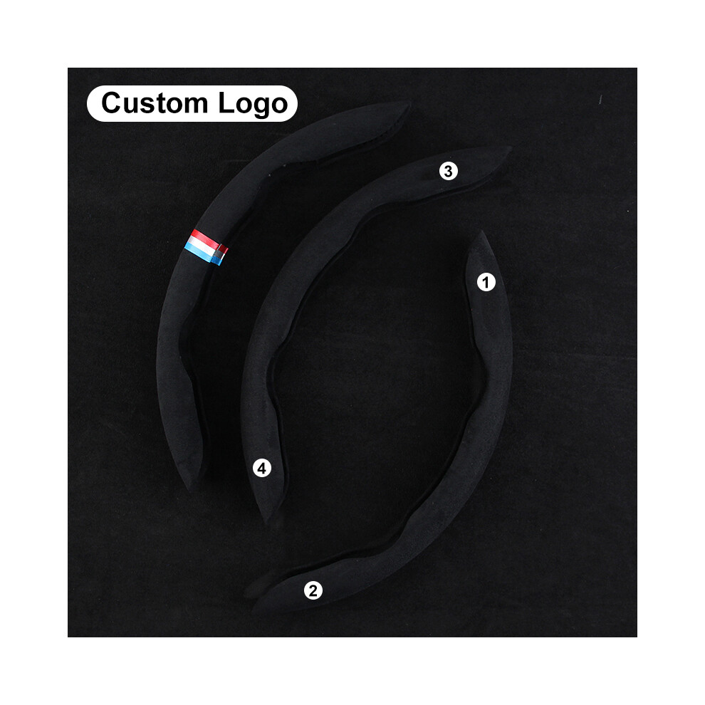 Maxpower (Black 3 Pcs) For Honda Universal Steering Wheel Cover Civic Jazz City Crv Xrv Fit Accord