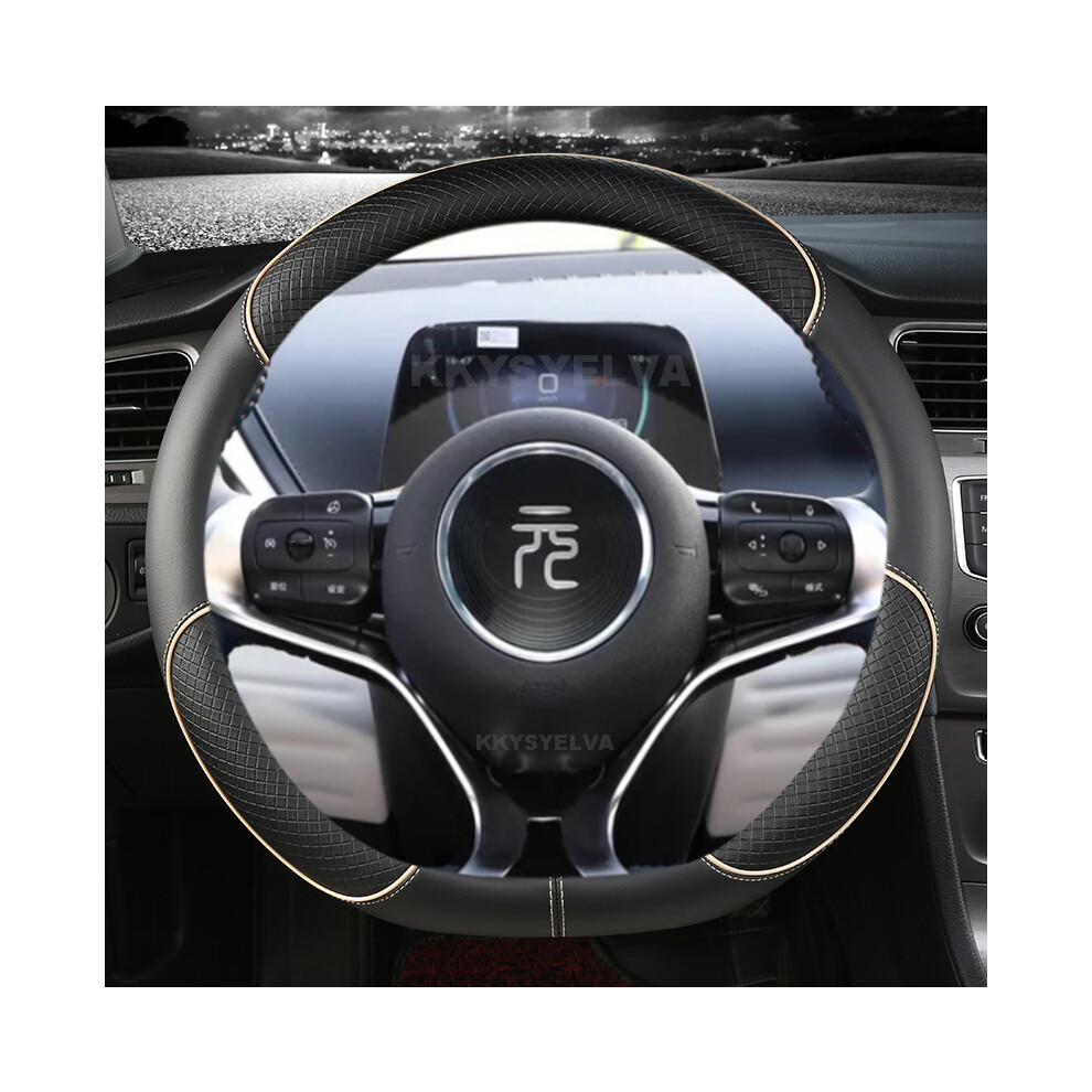 (Beige) For Byd Atto 3 Atto 3 Ev Yuan Plus 2022 2023 Microfiber Leather Sport Beige 8293669649037