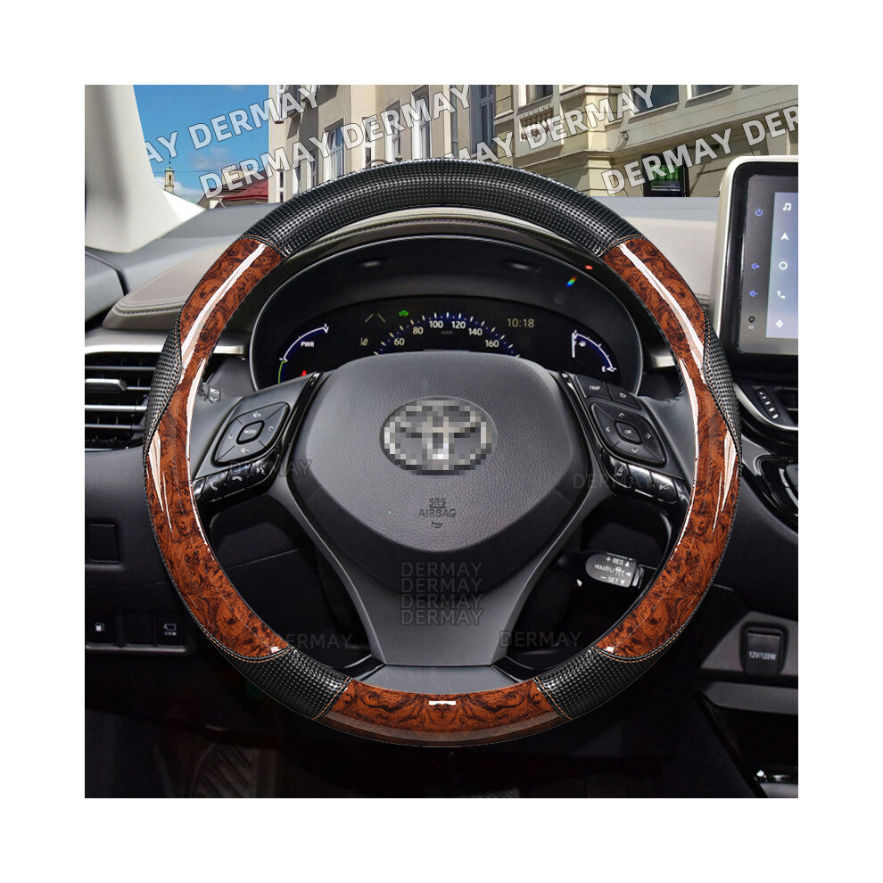 (A-) For Toyota Chr Corolla Yaris Rav4 Celica Verso Avensis Car Steering Wheel Brown 8293669660315