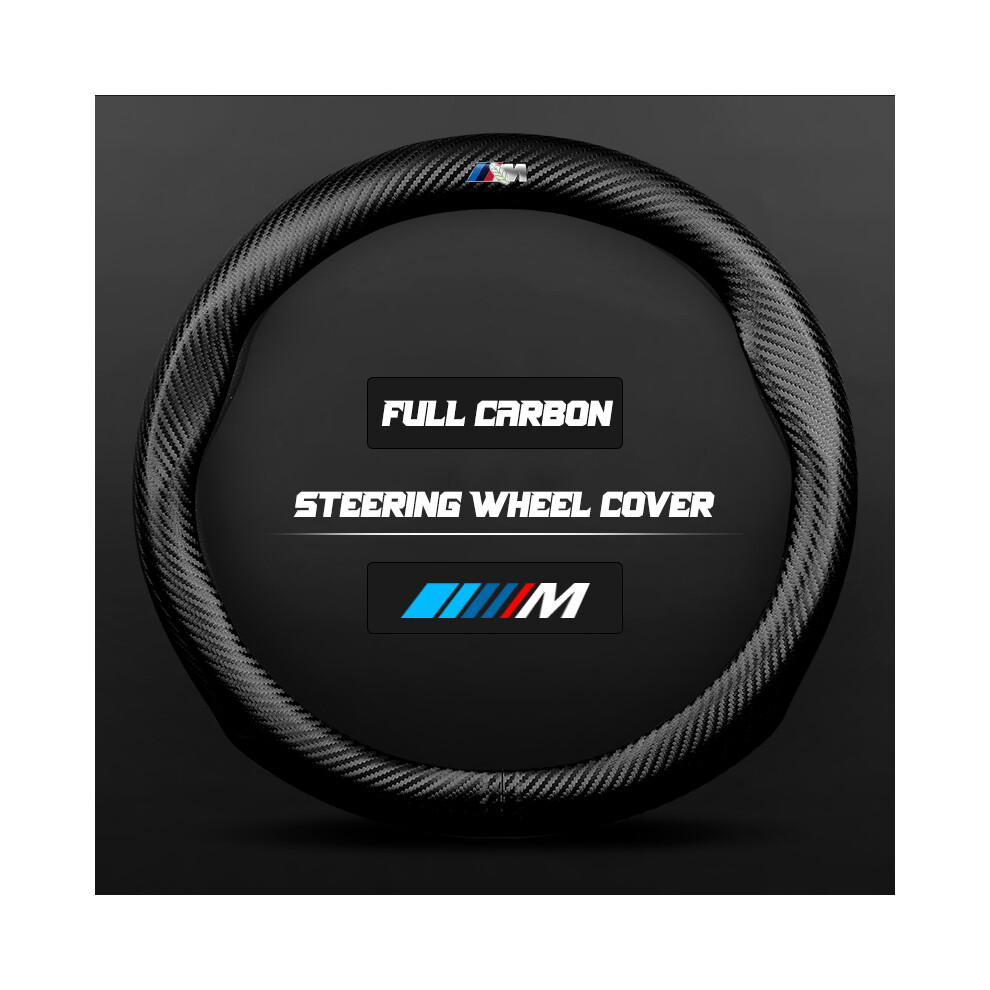 Maxpower (Carbon Fiber) Car Steering Wheel Cover 3D For Bmw E46 E90 F20 E39 E91 E87 E60 E93 F10