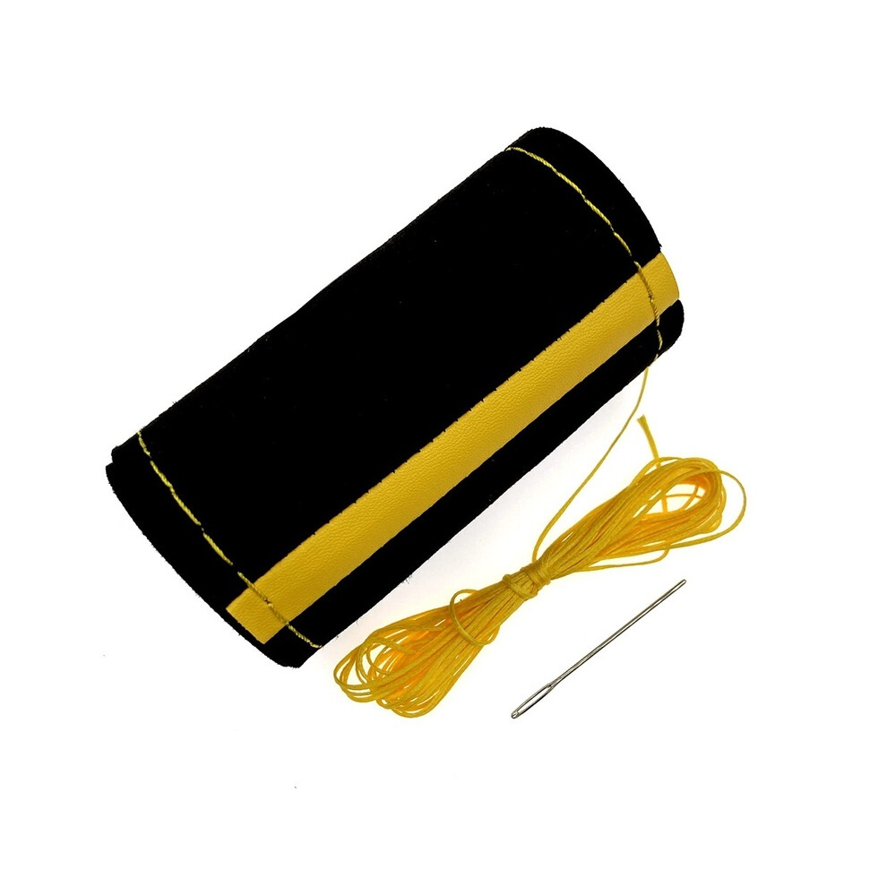 (Yellow Yellow Line) 37/38cm Yellow Suede Material Car-styling Car-covers Sweat-Absorbent Anti-Slip-image-OPC-PDZNN7K-NEW