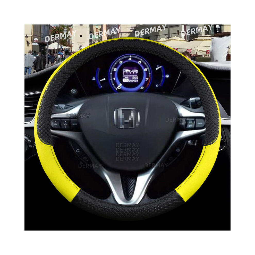 Maxpower (Yellow) For Honda Civic 2004 2006 2007 2008 2009 2012 2013 2014 2015 Car Steering