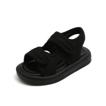 (Black, UK 7.5) Baby Boys Girls Kids Children sandal Beach Shoes