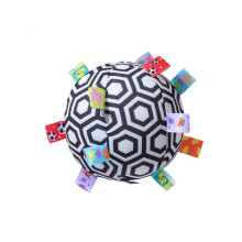 (Shape) Baby Hand Rattle Ball Black White Visual Perception Training Early Education Toy