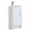 Bathroom Corner Vanity Unit & Sink Floorstanding Cabinet 635mm White 1