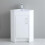 Bathroom Corner Vanity Unit & Sink Floorstanding Cabinet 635mm White 2
